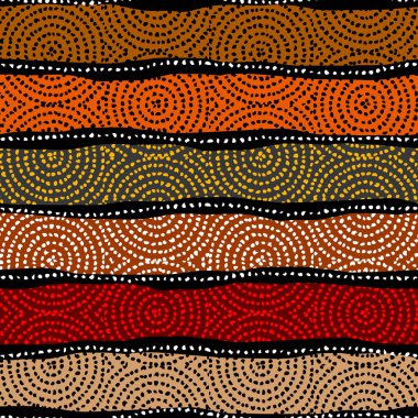 Seamless background pattern. Abstract ethnic tribal pattern in geometric patchwork style. Vector image