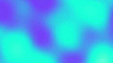 Abstract defocused looping video. Seamless turquoise blurred gradient background for loop playback.