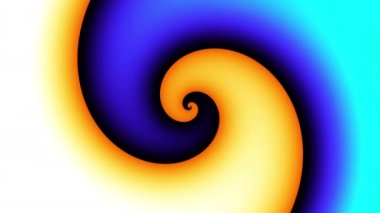Devamlı dönen fütüristik spiral. Kusursuz döngü görüntüsü. Soyut sarmal.