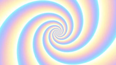 Devamlı dönen fütüristik spiral. Kusursuz döngü görüntüsü. Soyut sarmal.