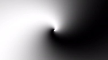 Endless spinning futuristic Spiral. Seamless looping footage. Abstract simple monochrome helix.