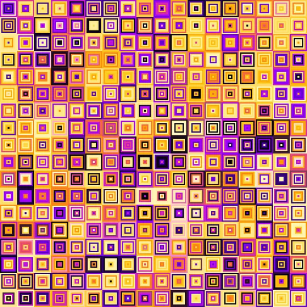 Abstract Seamless Geometric Pattern Random Colorizing Small Squares Random Pixels — Stockvektor