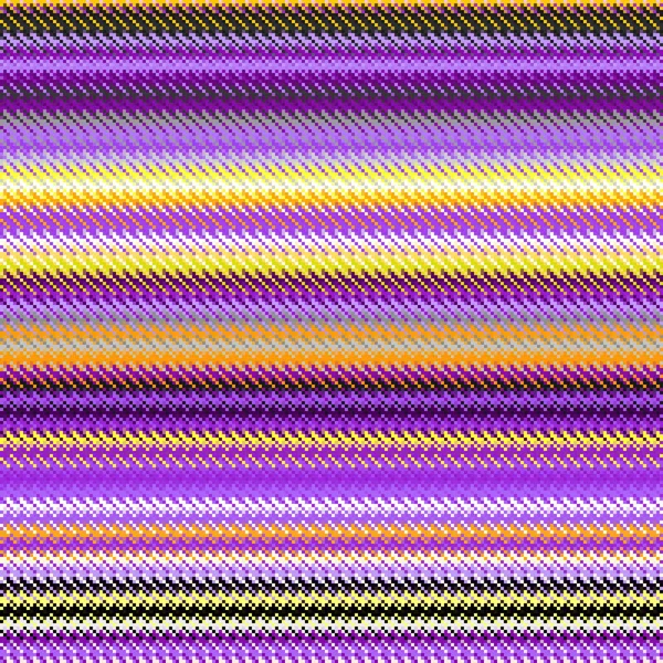 Abstract Vector Pattern Regular Small Pixels Noise Texture Horizontal Lines — ストックベクタ