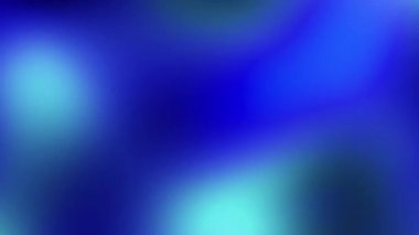 Abstract defocused looping video. Seamless blue blurred gradient background for loop playback.