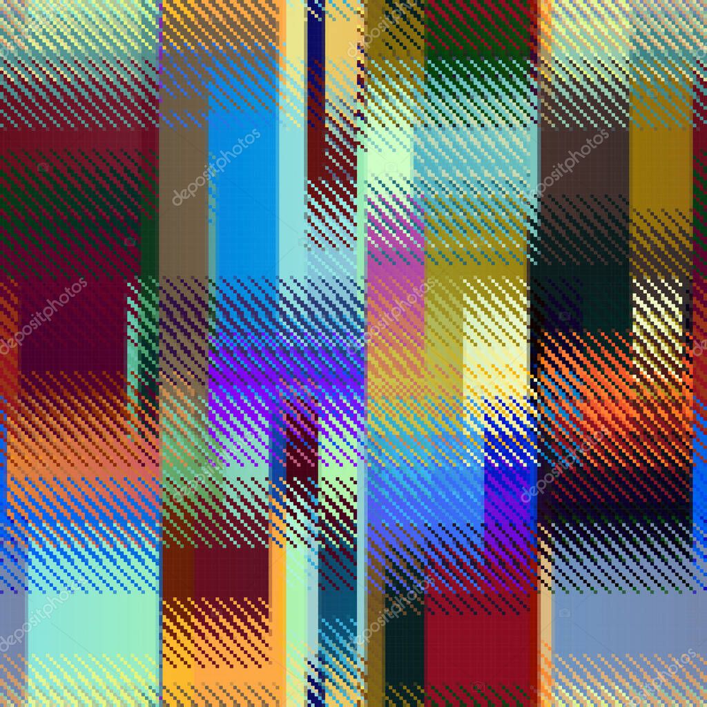 Vector of Abstract vector pattern. Regular small pixels noise texture. Vertical lines. Diagonal Dither lines effect. Seamless background Abstract vector pattern. Regular small pixels noise texture. Vertical lines. Diagonal Dither lines effect. Seamless background stock vector