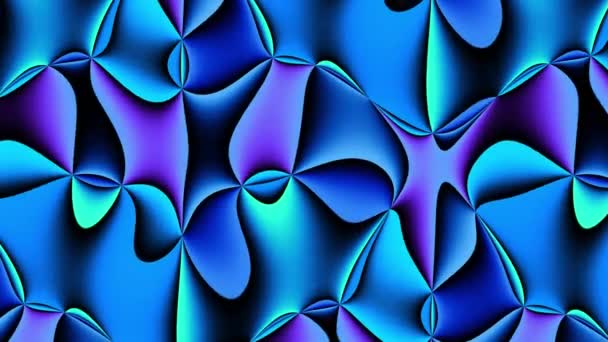 Abstract Wavy Looping Video Seamless Abstract Psychedelic Background Loop Playback — Vídeo de Stock