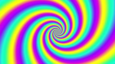 Devamlı dönen fütüristik spiral. Kusursuz döngü görüntüsü. Soyut sarmal.