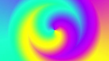 Devamlı dönen fütüristik spiral. Kusursuz döngü görüntüsü. Soyut sarmal.