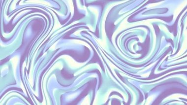 Soyut dalgalı döngülü 4K video. Döngü oynatma için kusursuz soyut saykodelik arkaplan.