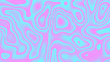 Soyut dalgalı döngülü 4K video. Döngü oynatma için kusursuz soyut saykodelik arkaplan.