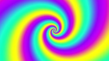 Devamlı dönen fütüristik spiral. Kusursuz döngü görüntüsü. Soyut sarmal.