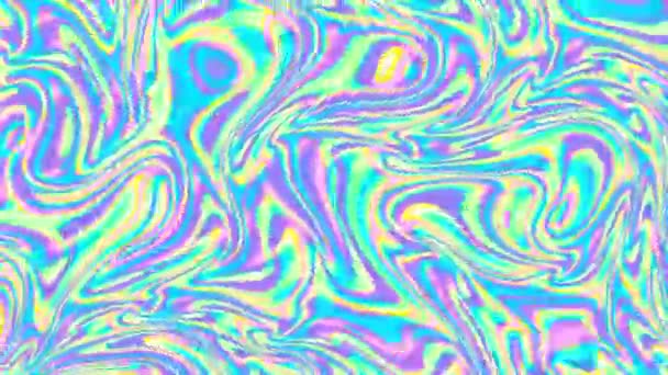 Abstract Wavy Looping Video Seamless Abstract Psychedelic Background Loop Playback — Vídeo de Stock