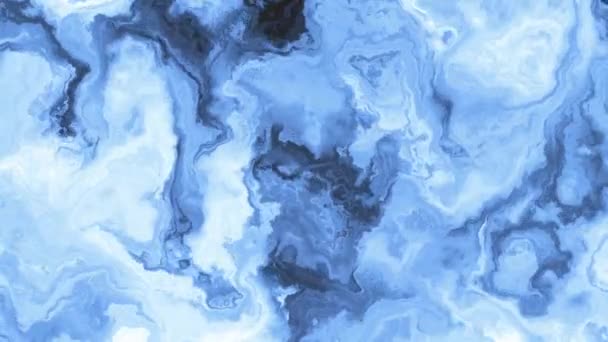 Abstrato Ondulado Looping Vídeo Fundo Psicodélico Azul Abstrato Sem Costura — Vídeo de Stock