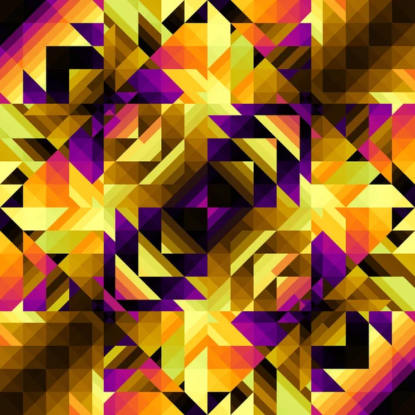 Naadloos Patroon Van Een Driehoek Azteekse Abstracte Lage Polygeometrisch Ornament — Stockvector