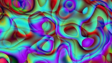 Soyut dalga döngüsü videosu. Döngü oynatma için eğimsiz arkaplan.