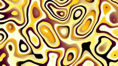 Soyut dalgalı döngülü 4K video. Döngü oynatma için kusursuz soyut saykodelik arkaplan.