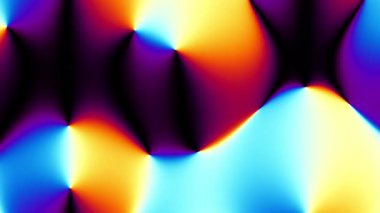 Soyut dalgalı döngülü 4K video. Döngü oynatma için kusursuz soyut saykodelik arkaplan.