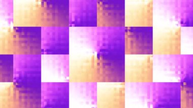 Soyut dalgalı döngülü 4K video. Döngü oynatmak için kusursuz soyut saykodelik arkaplan. Küçük kareler arkaplan.