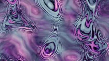 Soyut dalgalı döngülü 4K video. Döngü oynatma için kusursuz soyut sıvı psychedelic arkaplan.