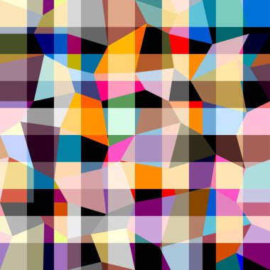 Kusursuz geometrik soyut desen. Blok tasarımı yama tarzı. Vektör resmi.