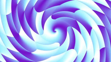 Devamlı dönen fütüristik dalgalı spiral 4k. Kusursuz döngü görüntüsü. Soyut sarmal.