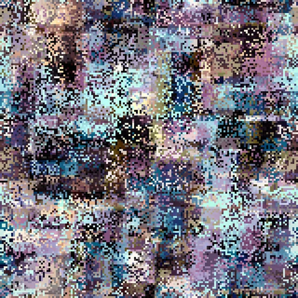 Wizerunek Wektora Abstrakcyjny Bezszwowy Wzór Szumu Losowymi Małymi Pikselami Tekstury — Wektor stockowy
