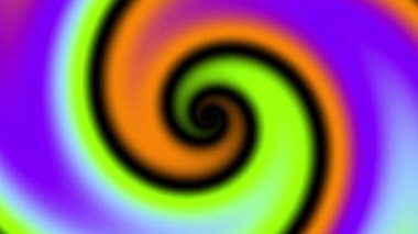 Devamlı dönen fütüristik spiral. Kusursuz döngü görüntüsü. Soyut sarmal.