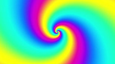Devamlı dönen fütüristik spiral. Kusursuz döngü görüntüsü. Soyut sarmal.
