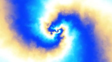 Devamlı dönen fütüristik spiral. Kusursuz döngü görüntüsü. Soyut sarmal.