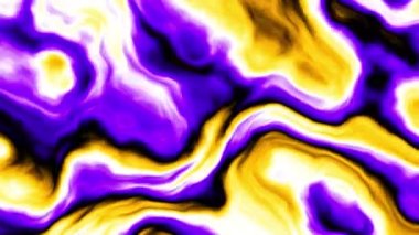 Soyut dalgalı döngülü 4K video. Döngü oynatma için kusursuz soyut dalgalı psikedelik arkaplan.