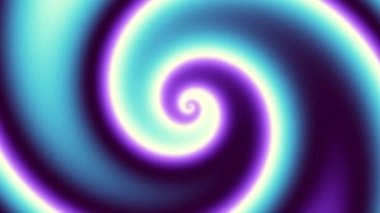Devamlı dönen fütüristik spiral. Kusursuz döngü görüntüsü. Soyut sarmal.