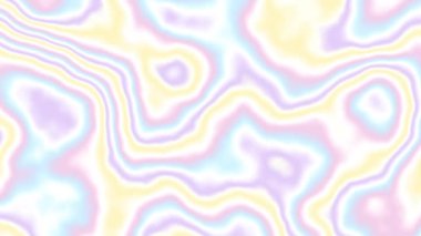 Soyut dalgalı döngülü 4K video. Döngü oynatma için kusursuz soyut dalgalı psikedelik arkaplan.