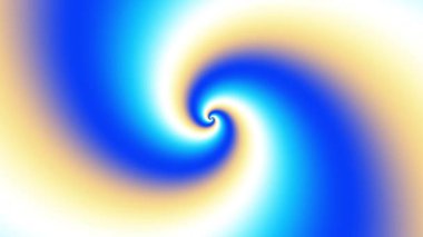 Devamlı dönen fütüristik spiral. Kusursuz döngü görüntüsü. Soyut sarmal.