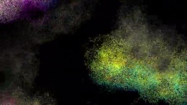 Abstract defocused looping video. Seamless noise gradient background for loop playback.