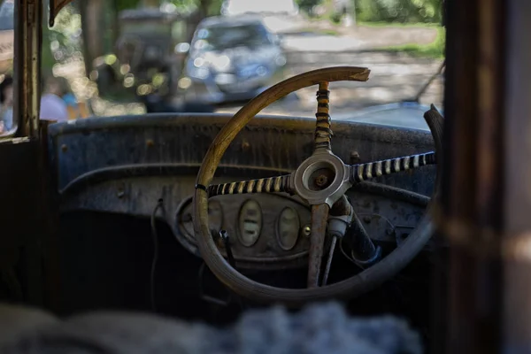 Abandonas Carro Clássico Uribelarrea Província Buenos Aires — Fotografia de Stock