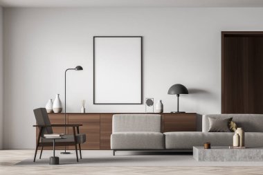 İçi boş posterlerle dolu.