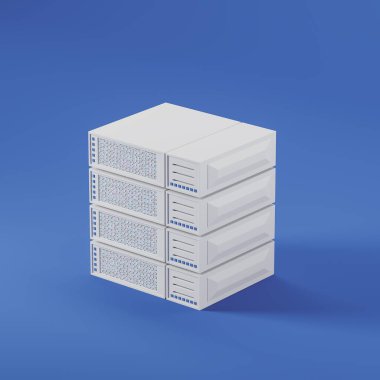 Sunucu rafı ve veritabanı. Veri merkezi teknolojisi. Büyük veri akışı işleme, bulut depolama. 3B görüntüleme