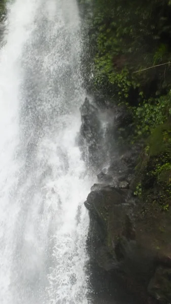 Beautiful Natural Waterfall Cidahu Sukabumi Westjava — Stock Photo, Image