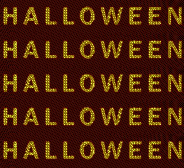 Texto Halloween — Vetor de Stock
