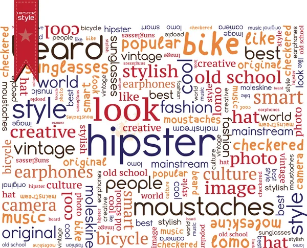 hipster word kompozisyon