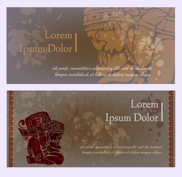 eski bir kağıt üzerinde Maya çizimleri