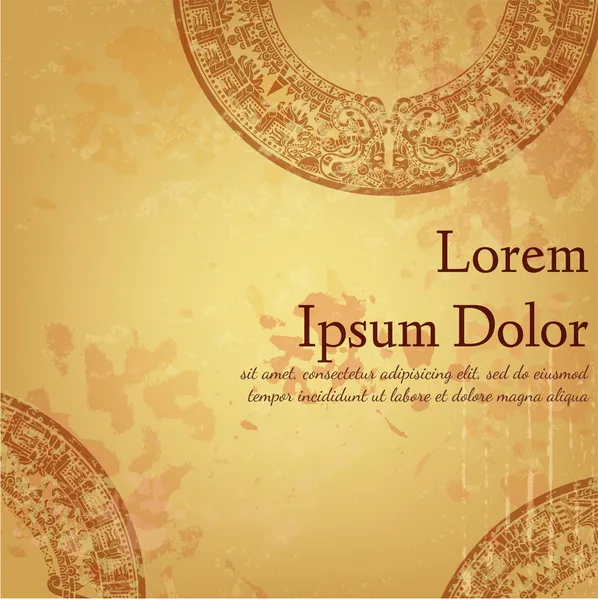 eski bir kağıt üzerinde Maya çizimleri