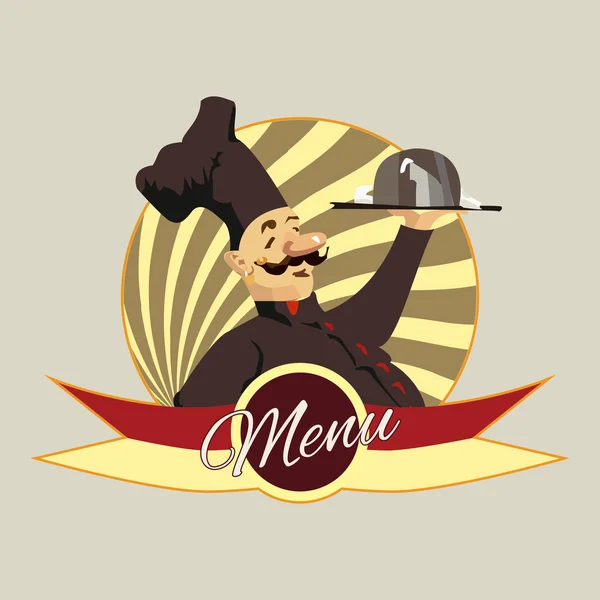 kafe veya bistro için Retro menüsü