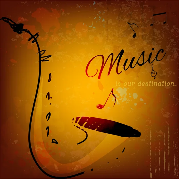 eski bir kağıt üzerinde gramofon