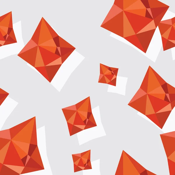 Origami-stílus háttér kártya ruhák: gyémánt — Stock Vector