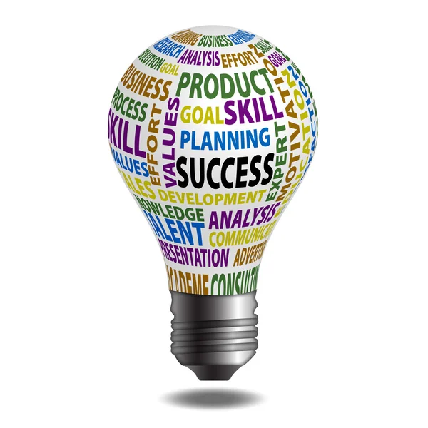 Success bulb — Stock Photo, Image