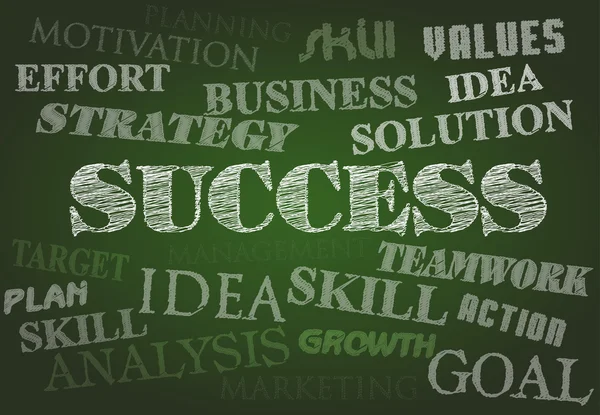 Success chalkboard — Stock Photo, Image