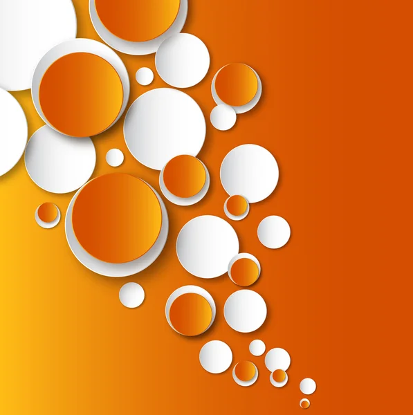 White orange circles — Stock Photo, Image