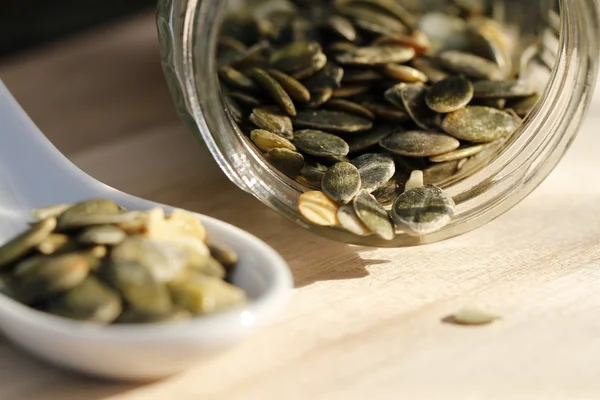 Pumpkin seeds — Stock Photo, Image