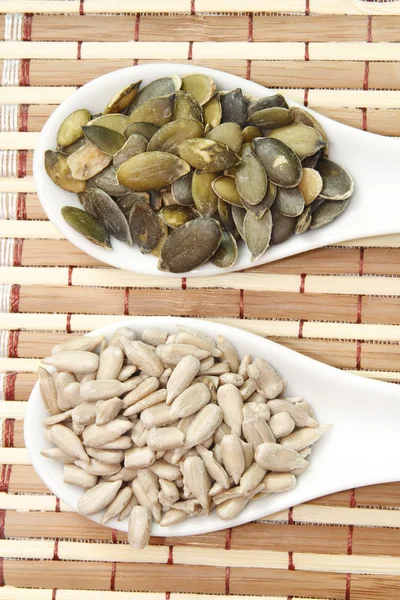 Pumpkin and sunflower seed — Stock Photo, Image